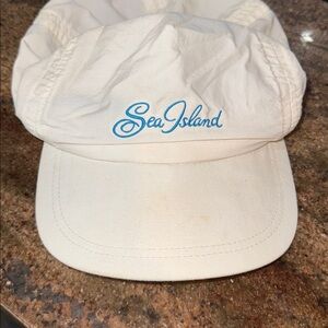 Sea Island Hat Cap Strap Back Adjustable white. New with tags. Been in closet.
